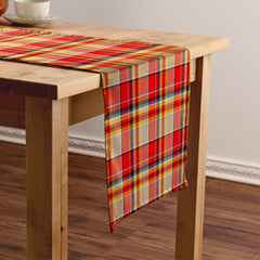MacGlashan Modern Tartan Crest Table Runner