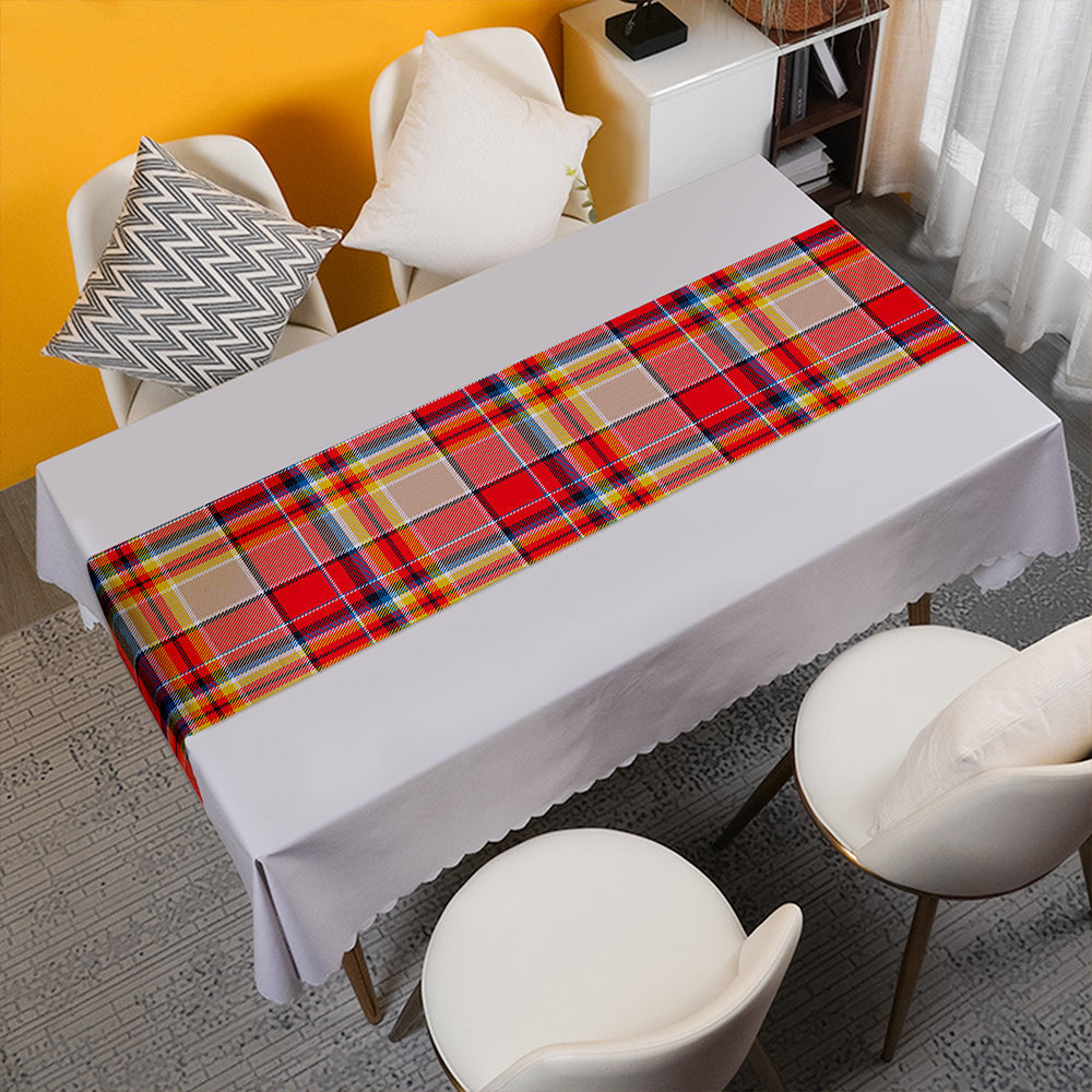 MacGlashan Modern Tartan Crest Table Runner