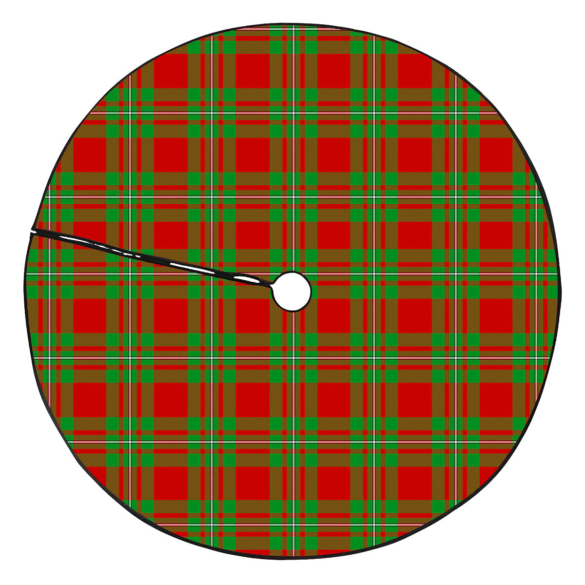 MacGregor Modern Tartan Plaid Christmas Tree Skirt