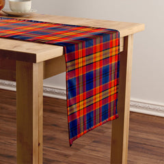 MacGurk Modern Tartan Crest Table Runner