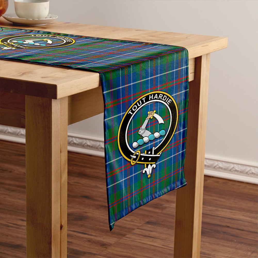 MacHardy Modern Tartan Crest Table Runner
