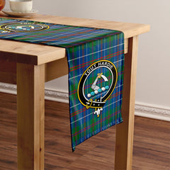 MacHardy Modern Tartan Crest Table Runner
