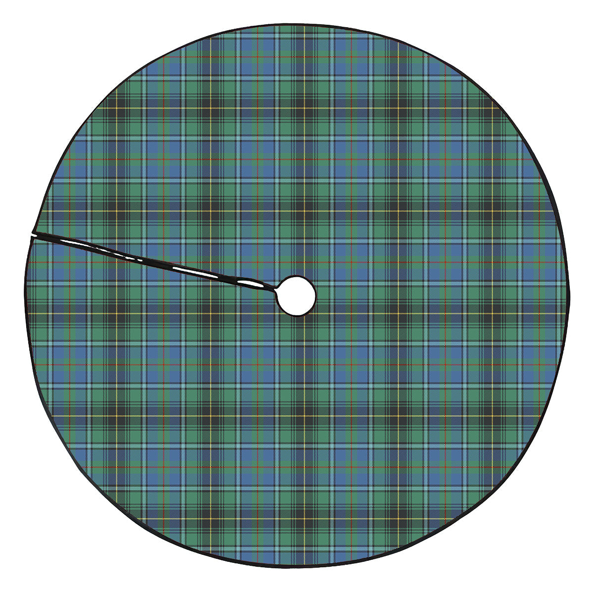 MacInnes Ancient Tartan Plaid Christmas Tree Skirt