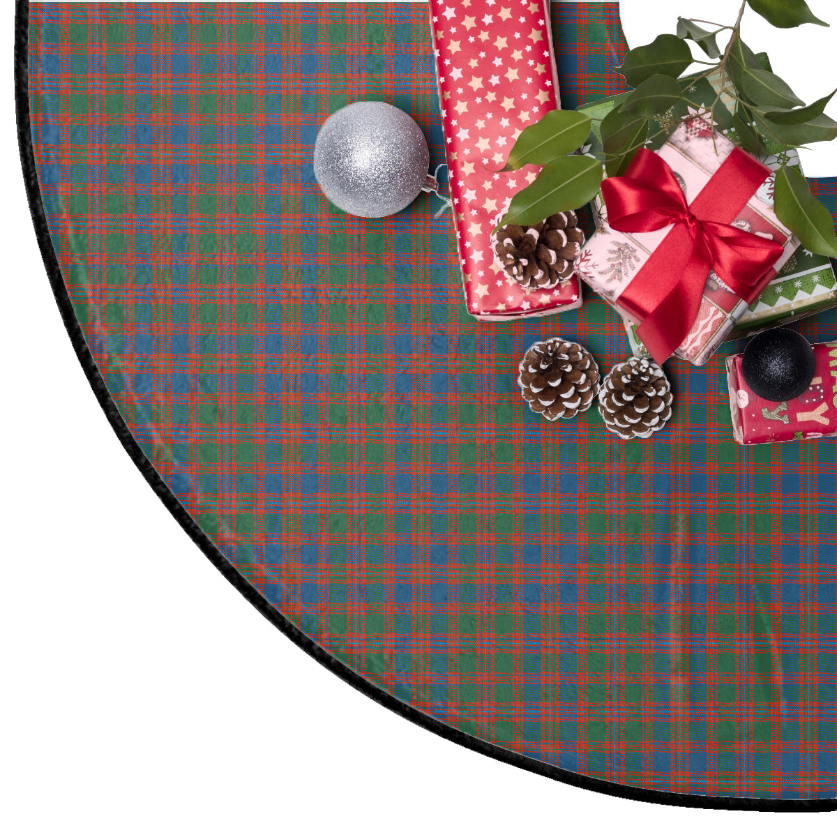 MacIntyre Ancient Tartan Plaid Christmas Tree Skirt