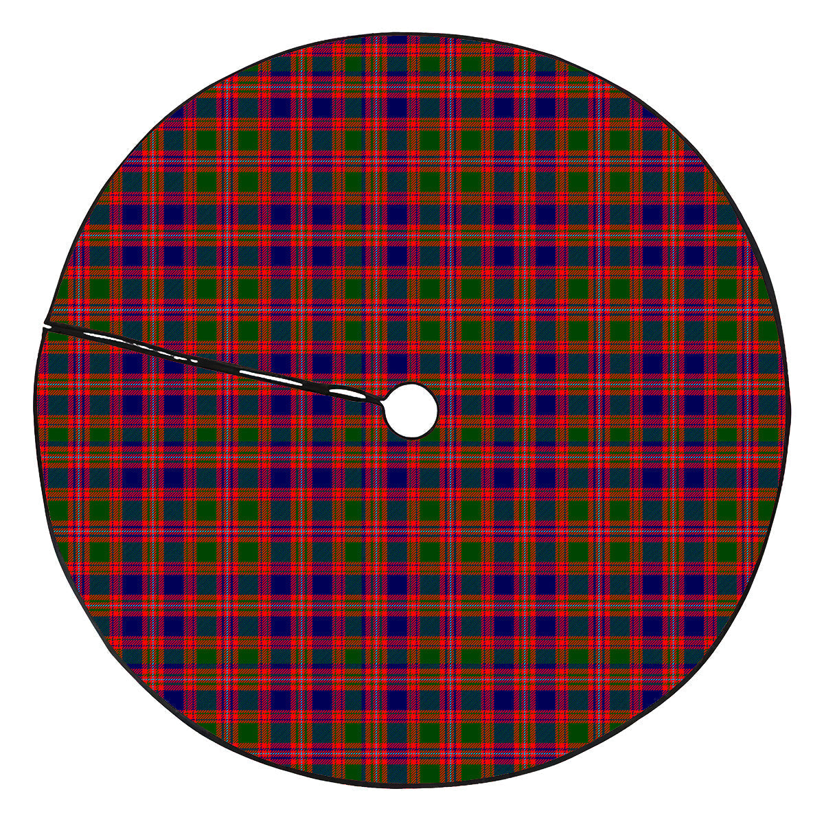 MacIntyre Modern Tartan Plaid Christmas Tree Skirt