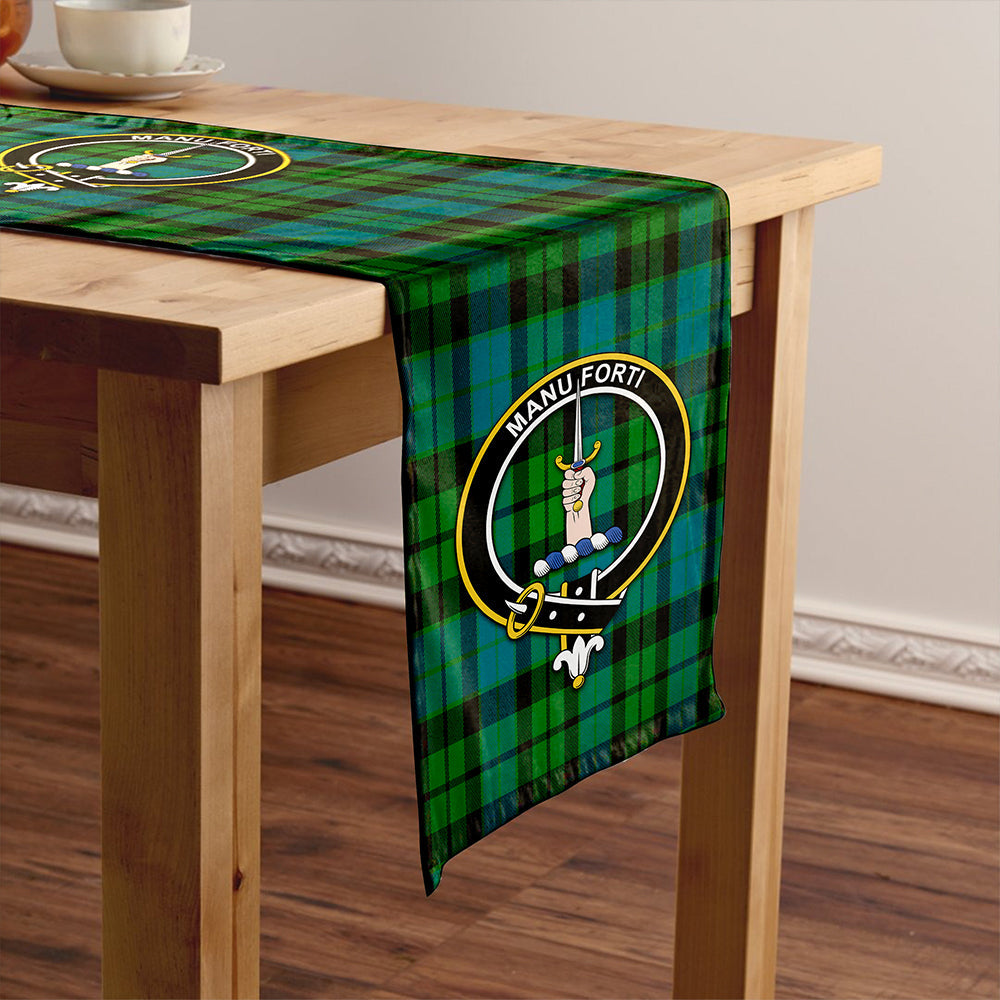 MacKay Ancient Tartan Crest Table Runner