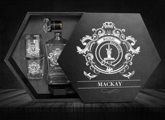 MacKay Tartan Clan Decanter Set