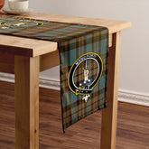 MacKay Weathered Tartan Crest Table Runner