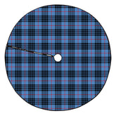 MacKay Blue Tartan Plaid Christmas Tree Skirt