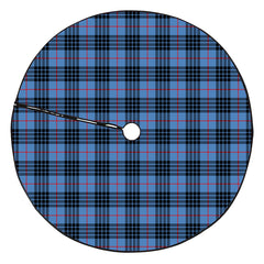 MacKay Blue Tartan Plaid Christmas Tree Skirt