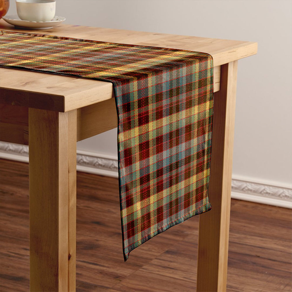 MacKay of Strathnaver Weathered Tartan Crest Table Runner