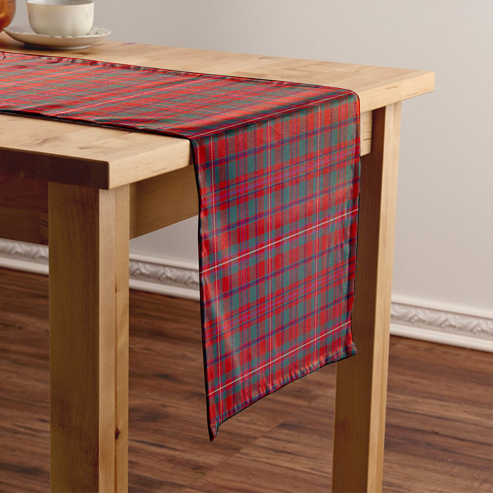 MacKinnon Weathered Tartan Crest Table Runner
