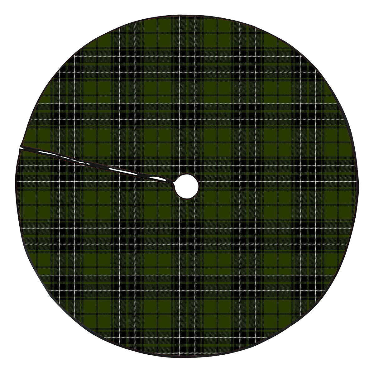 MacLean Hunting Tartan Plaid Christmas Tree Skirt