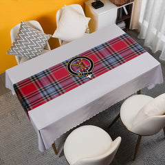 MacLeay Weathered Tartan Crest Table Runner