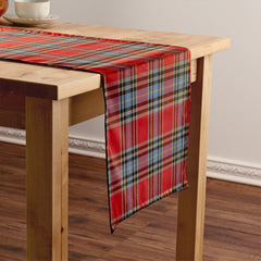 MacLeay Weathered Tartan Crest Table Runner