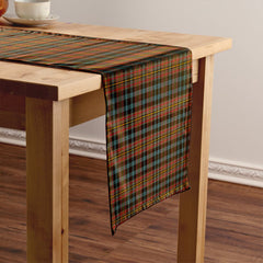 MacLellan Weathered Tartan Crest Table Runner