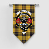 MacLeod of Lewis Ancient Tartan Crest Gonfalon
