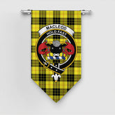 MacLeod of Lewis Modern Tartan Crest Gonfalon