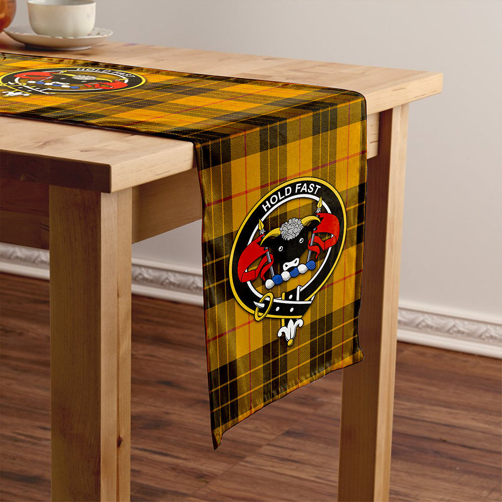 MacLeod of Lewis Weathered Tartan Crest Table Runner