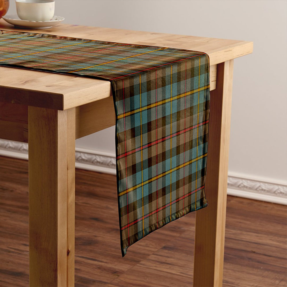 MacLeod of Skeabost Weathered Tartan Crest Table Runner