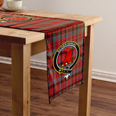 MacNicol Weathered Tartan Crest Table Runner