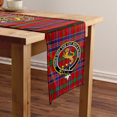 MacNiven Modern Tartan Crest Table Runner