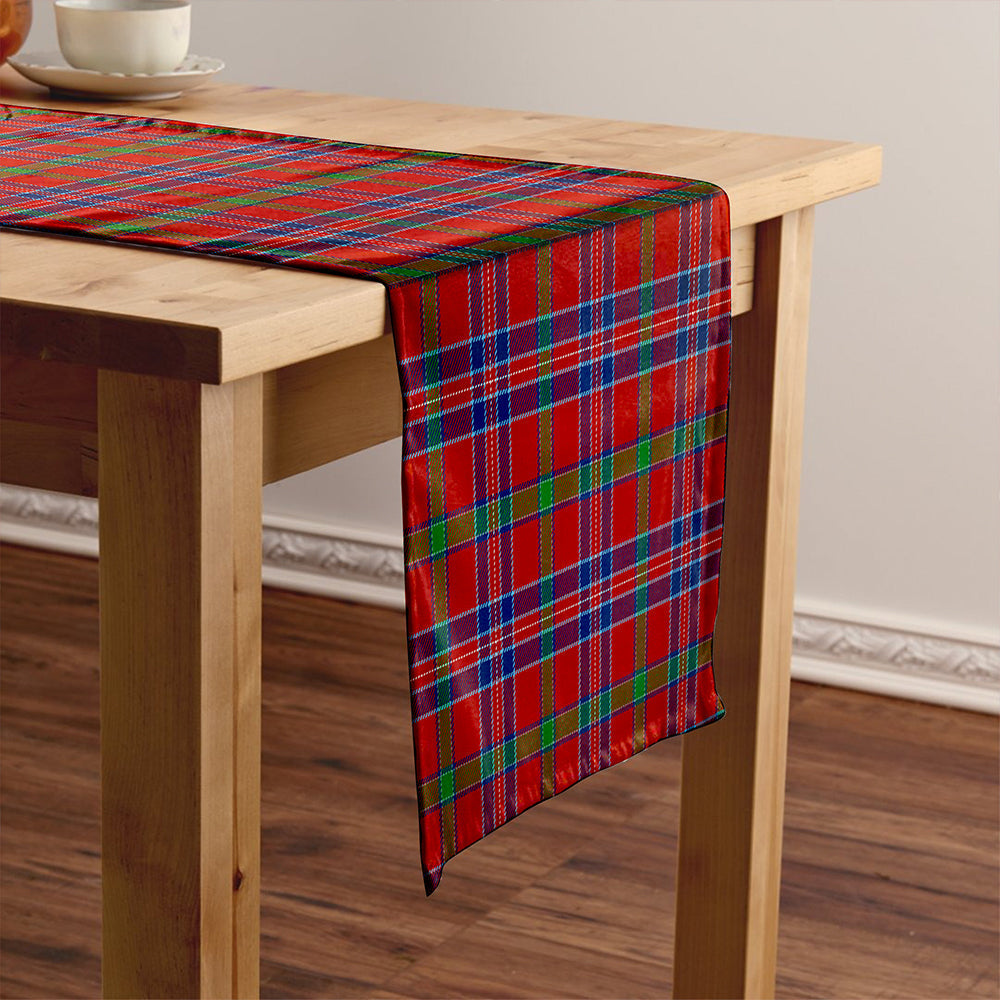 MacNiven Modern Tartan Crest Table Runner