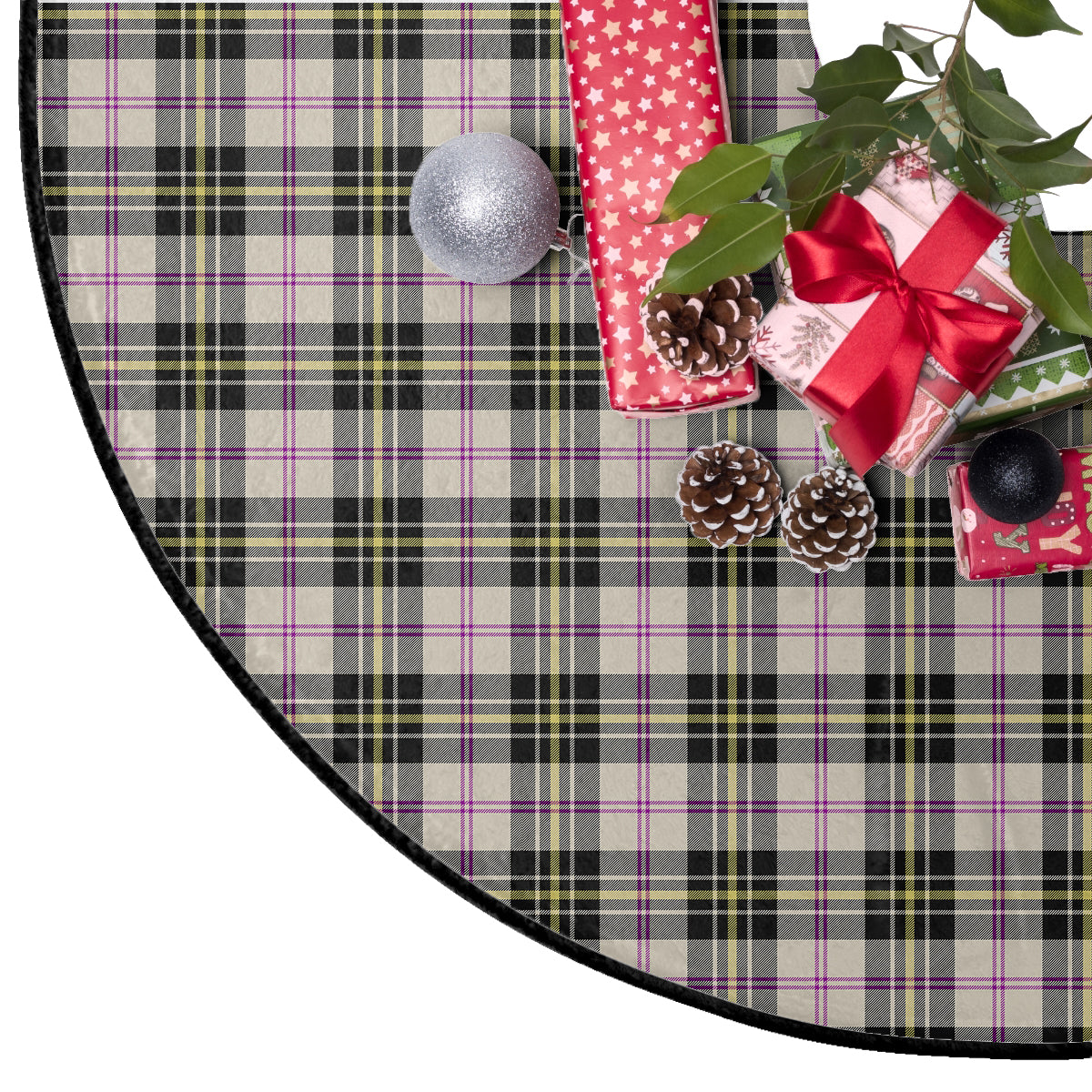 MacPherson Dress Ancient Tartan Plaid Christmas Tree Skirt
