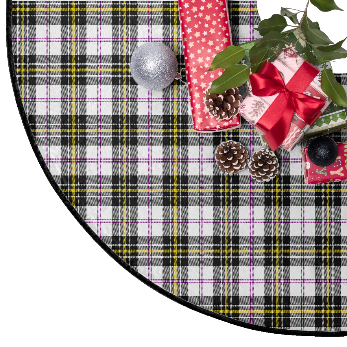 MacPherson Dress Modern Tartan Plaid Christmas Tree Skirt