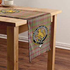 MacPherson of Glentruim Weathered Tartan Crest Table Runner