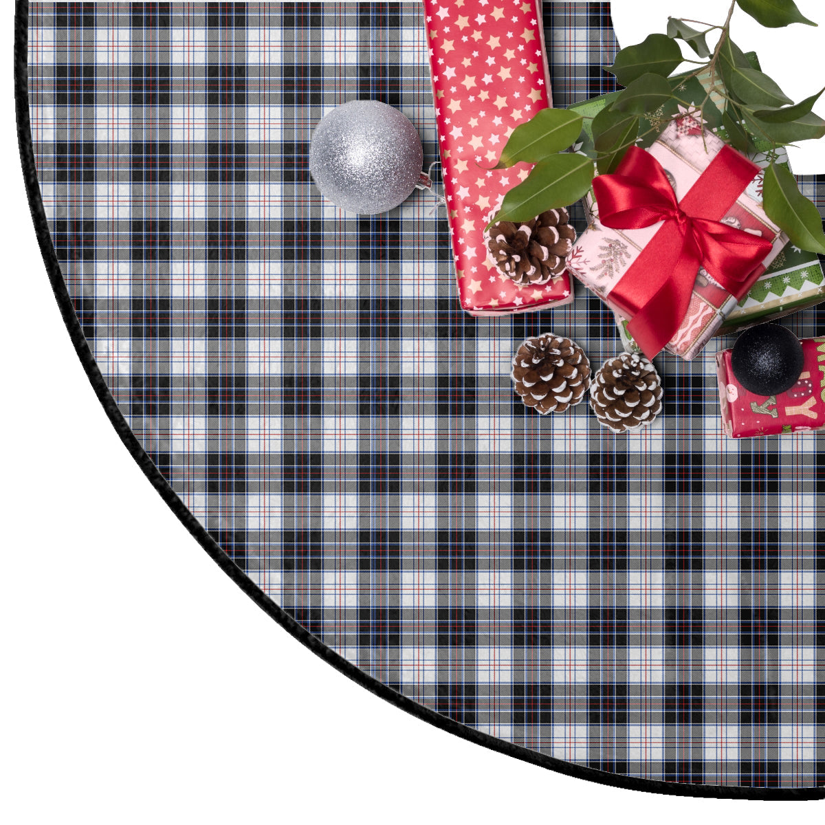MacRae Dress Modern Tartan Plaid Christmas Tree Skirt