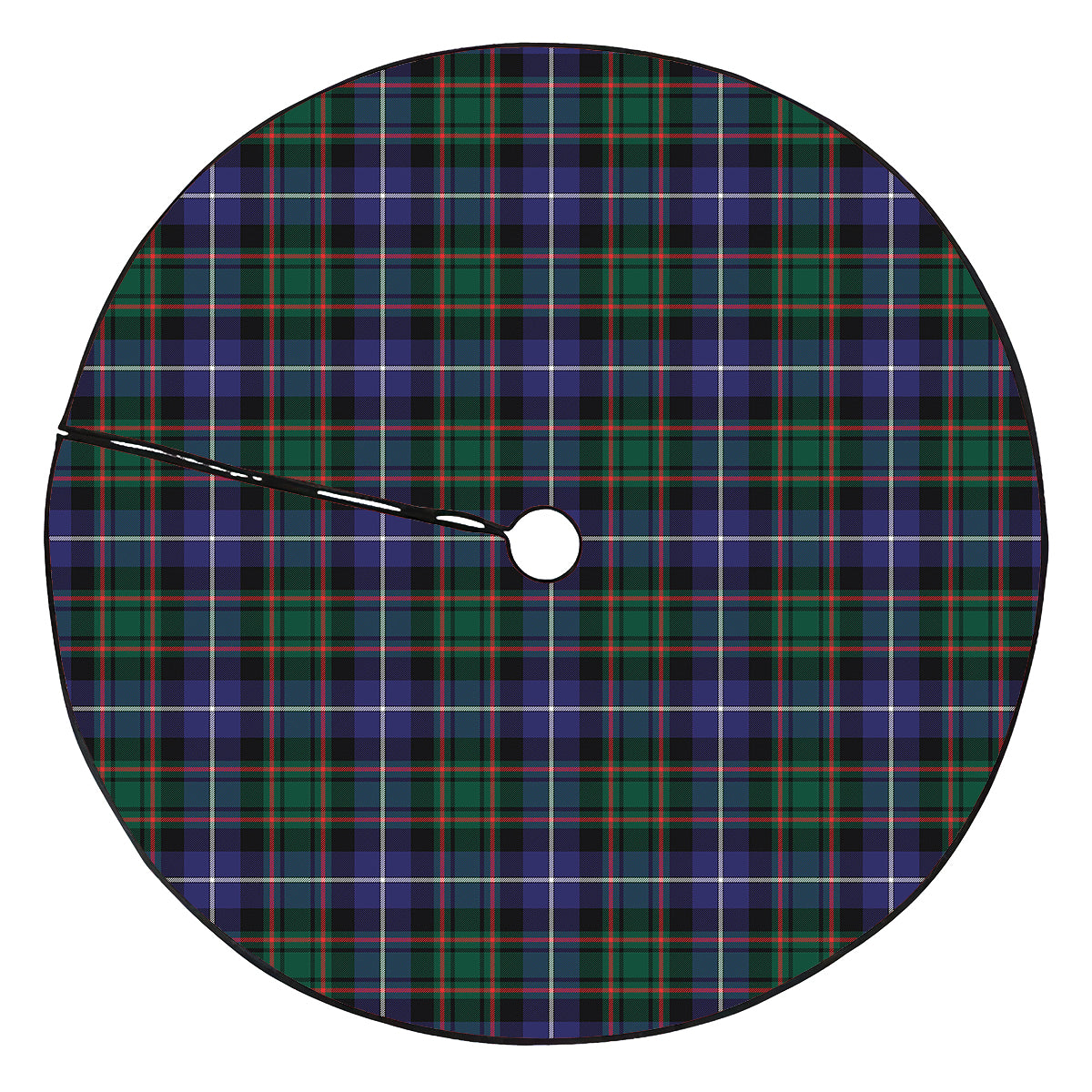 MacRae Hunting Modern Tartan Plaid Christmas Tree Skirt