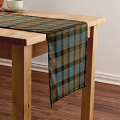 MacTaggart Weathered Tartan Crest Table Runner