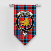 MacTavish Modern Tartan Crest Gonfalon