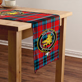 MacTavish Modern Tartan Crest Table Runner