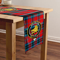 MacTavish Modern Tartan Crest Table Runner