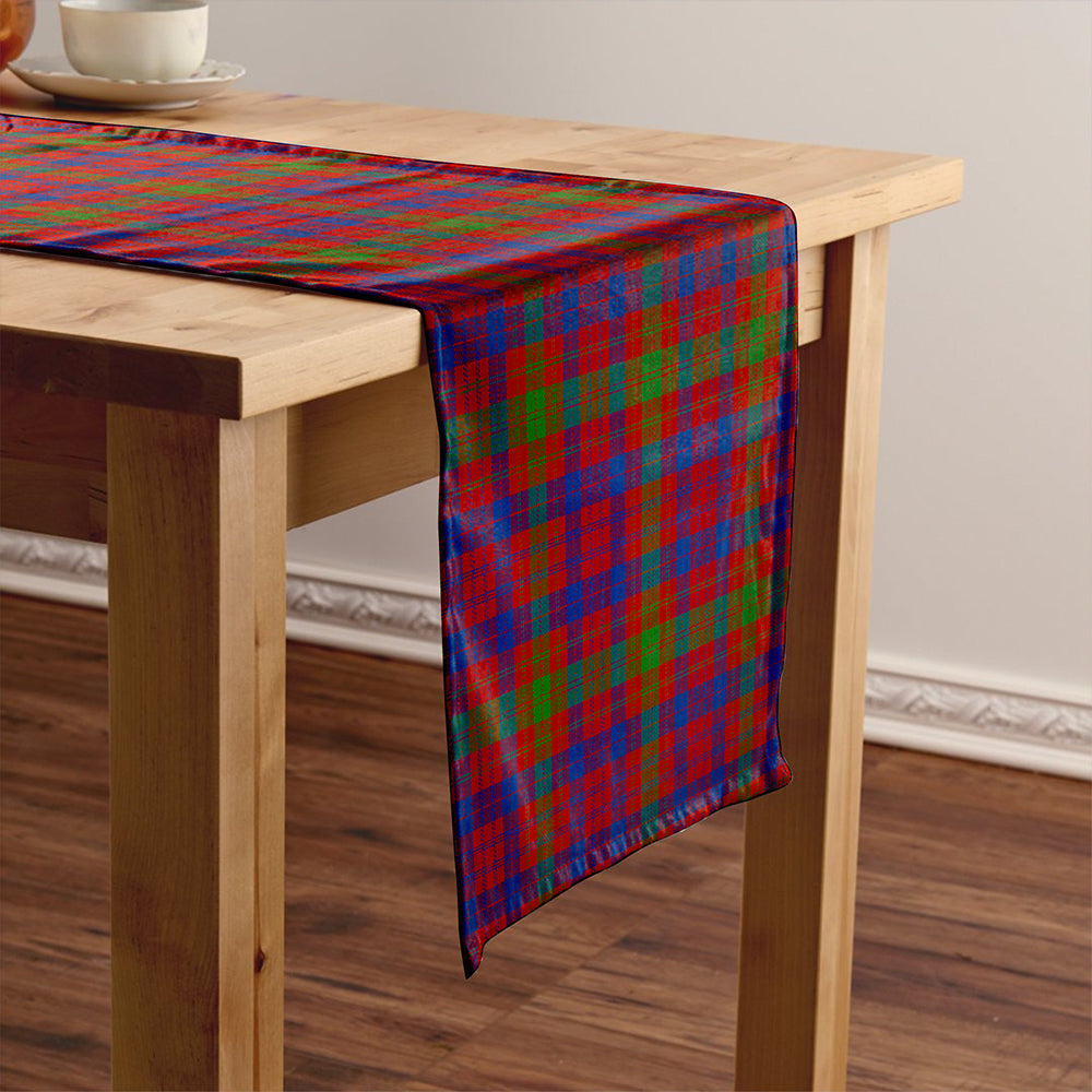 MacTier Modern Tartan Crest Table Runner