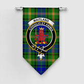 Maitland Tartan Crest Gonfalon