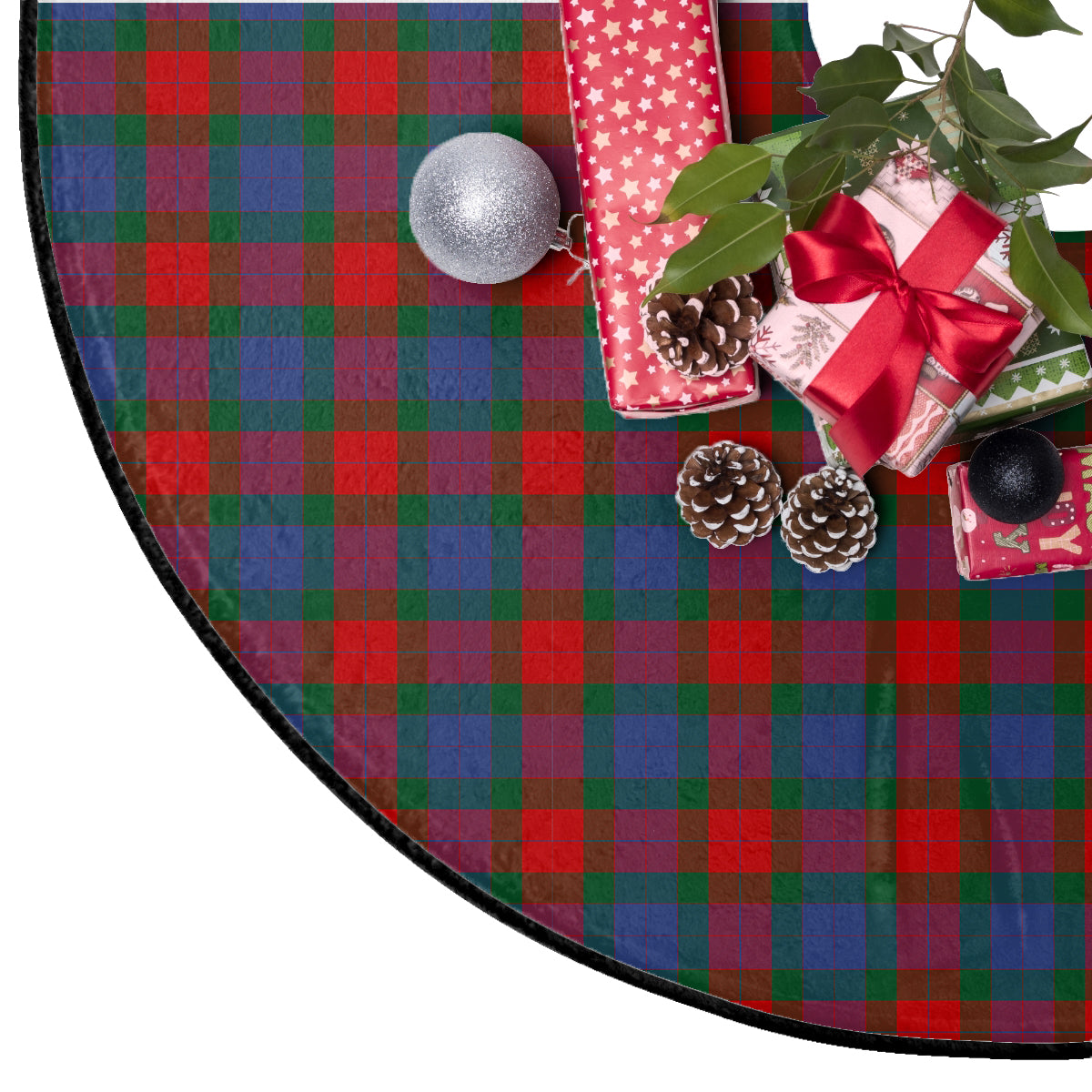Mar Tartan Plaid Christmas Tree Skirt