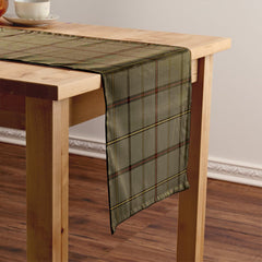 Marr Weathered Tartan Crest Table Runner