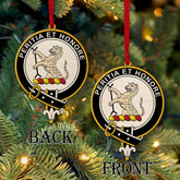 McGeachie Tartan Crest Wood Acrylic Ornament