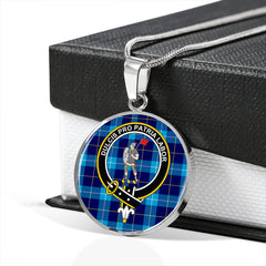 McKerrell Tartan Crest Circle Necklace