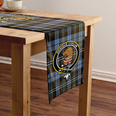 Melville Weathered Tartan Crest Table Runner