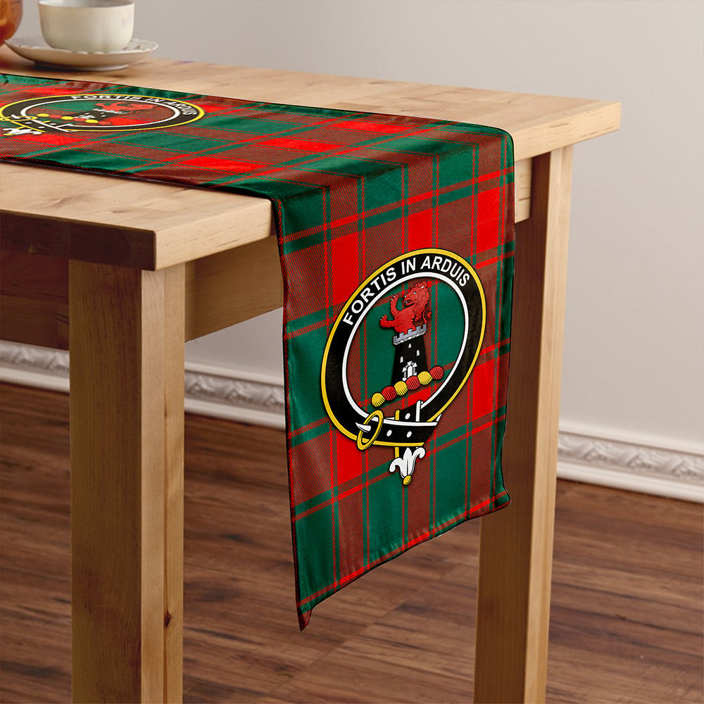 Middleton Weathered Tartan Crest Table Runner