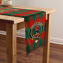 Middleton Weathered Tartan Crest Table Runner