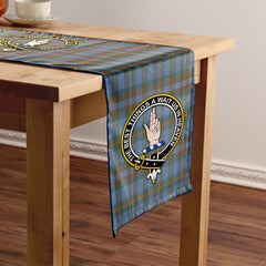 Miller Weathered Tartan Crest Table Runner