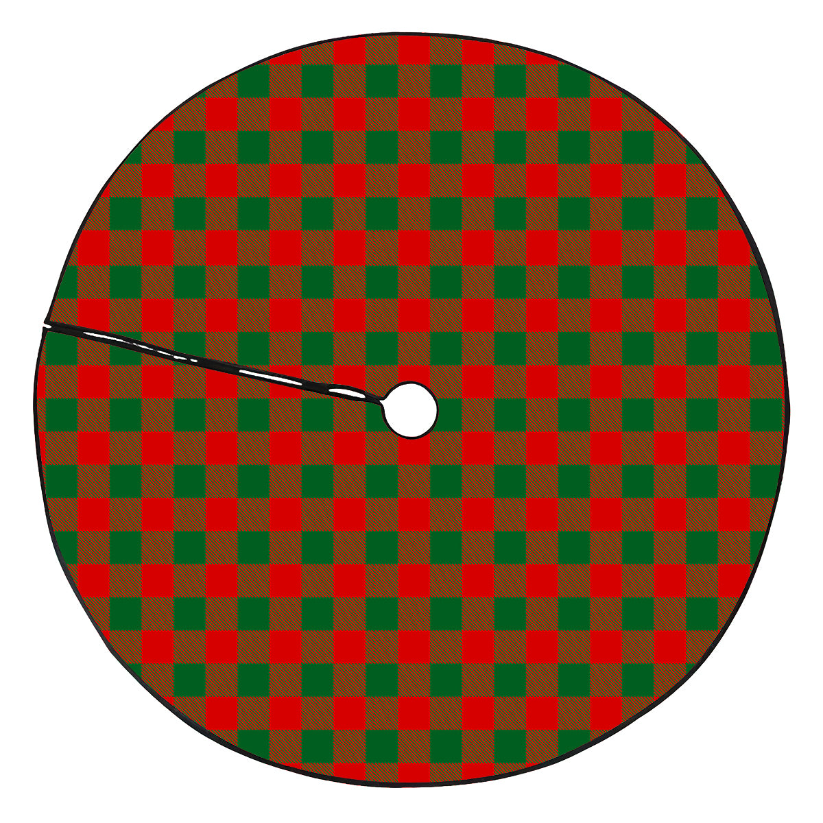 Moncrieff Tartan Plaid Christmas Tree Skirt