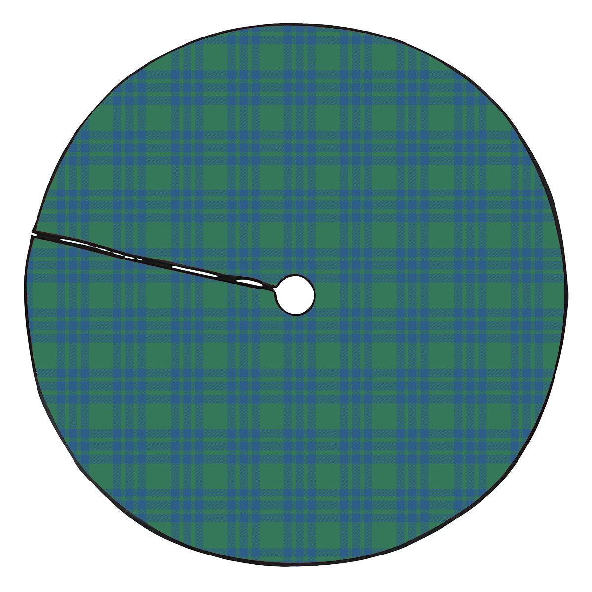 Montgomery Ancient Tartan Plaid Christmas Tree Skirt