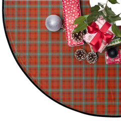 Morrison Red Ancient Tartan Plaid Christmas Tree Skirt