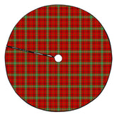 Morrison Red Modern Tartan Plaid Christmas Tree Skirt